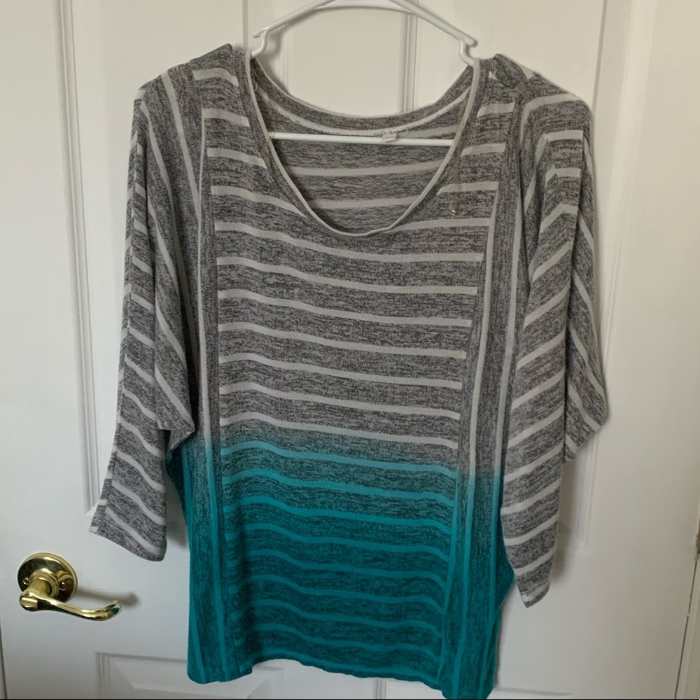 Low cut sweater